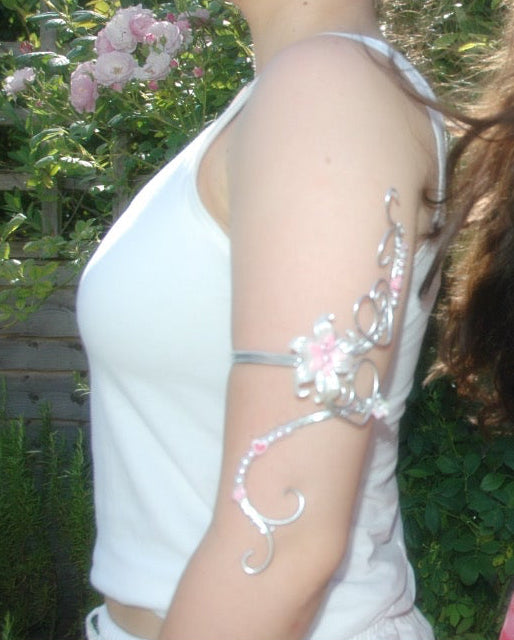 Baby Pink Heart Arm Cuff