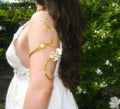 Gold Mermaid Pearl Cuff