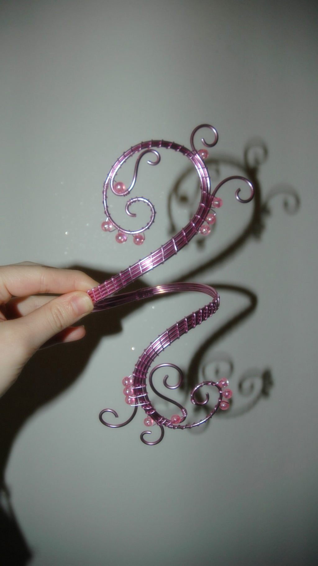 Pink Swirly Arm Cuff