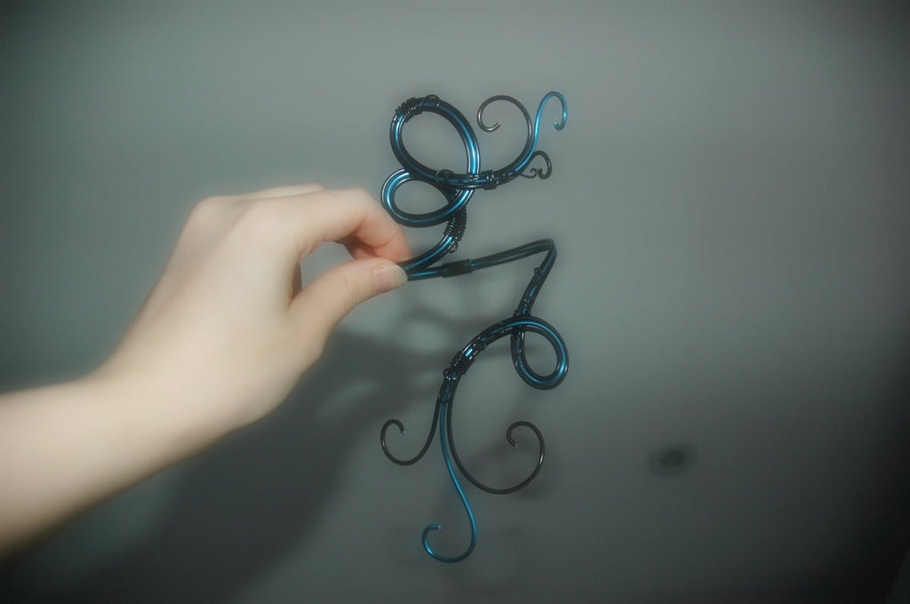 Black & Blue Butterfly Arm Cuff