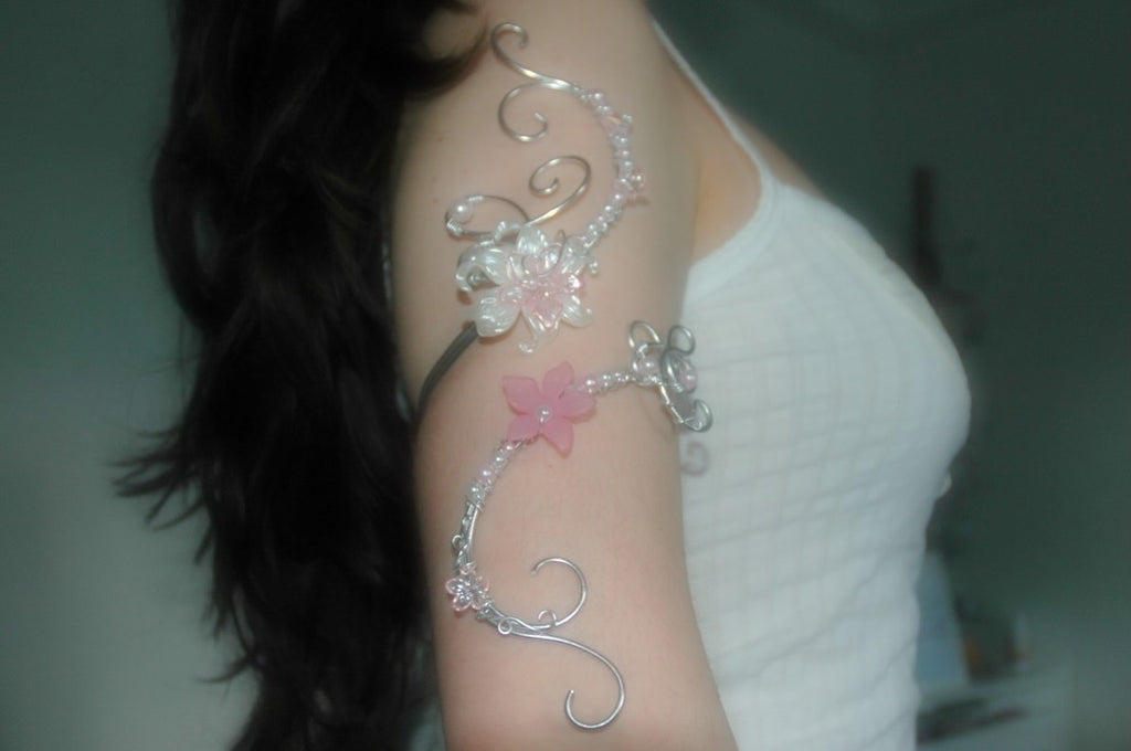 PRE-ORDER Baby Pink Butterfly Arm Cuff