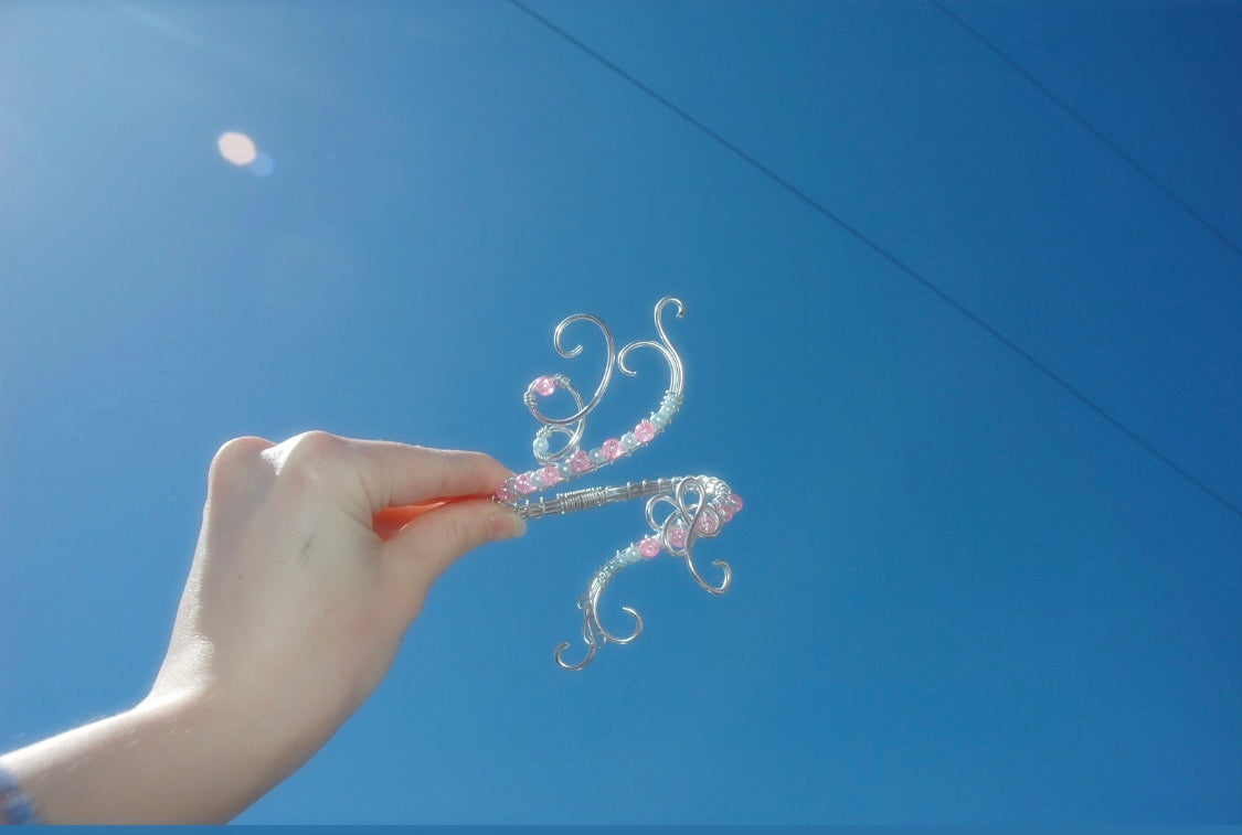 Bubblegum Butterfly Arm Cuff