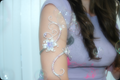 Pastel purple butterfly cuff