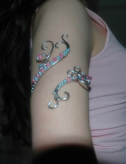 Bubblegum Butterfly Arm Cuff