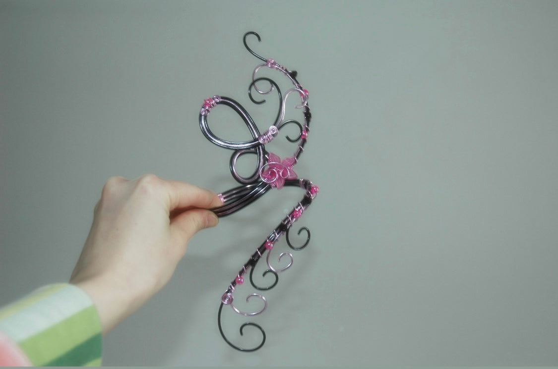 PRE-ORDER Black & Pink Arm Cuff