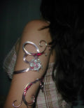 Pink Butterfly Arm Cuff