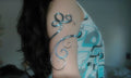 PRE-ORDER Blue & Silver Butterfly Arm Cuff